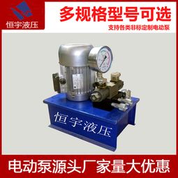 德州恒宇專業機械工程油泵 引領超高壓電動泵定制化供應，驅動液壓動力機械及元件制造新篇章